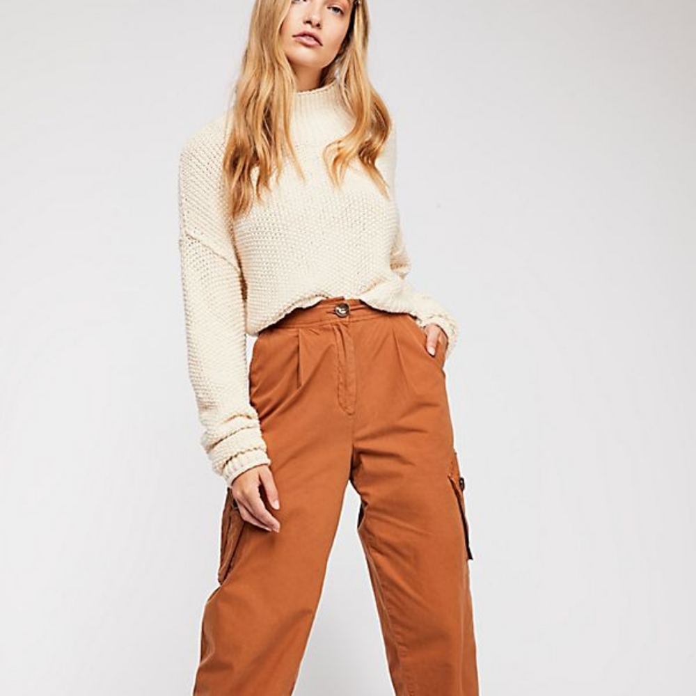 Free people Cargo Pocket Tapered Pants NWOT sz 2